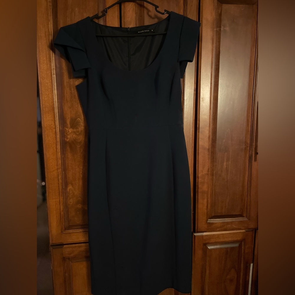 Black halo dress